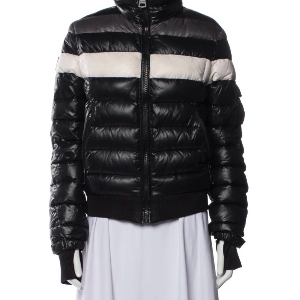 SAM Women's Black and White Puffer Jacket size Small